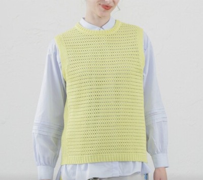 MACKINTOSH PHILOSOPHY（マッキントッシュ フィロソフィー）　メッシュニットベスト