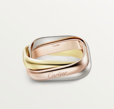 Cartier（カルティエ）　トリニティ クッション リング、クラシックモデル