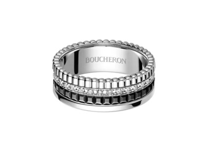 BOUCHERON（ブシュロン）　QUATRE BLACK EDITION キャトル ブラック ダイヤモンド リング スモール