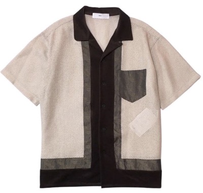 TOGA VIRILIS（トーガ ビリリース）　Raschel mesh shirt SS