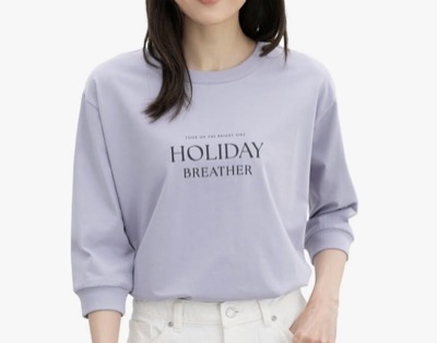 Honeys（ハニーズ）　７分袖ロゴTシャツ