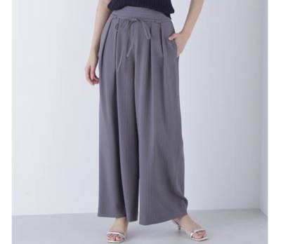 NATURAL BEAUTY BASIC（ナチュラルビューティーベーシック）　ナローリボンリラクシーパンツ
