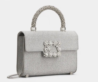 Roger Vivier（ロジェ・ヴィヴィエ）　ジュエル エフロレッセンス グリッター バッグ ミニ