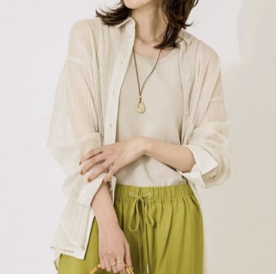 AMERICAN HOLIC(アメリカンホリック) メッシュ長袖シャツ