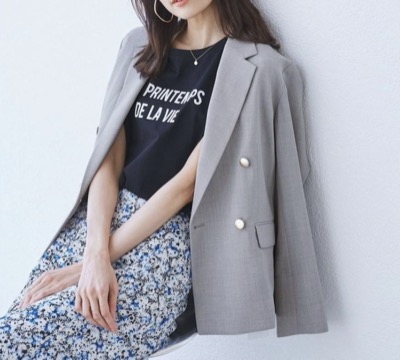 ROPÉ PICNIC(ロペピクニック) カナパ金ボタンジャケット