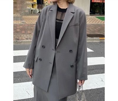 MURUA（ムルーア）　オープンスリーブテーラードジャケット