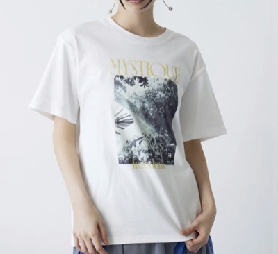 MURUA（ムルーア）　グラフィックオーバーTシャツ