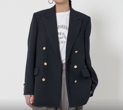 BEAUTY&YOUTH（ビューティ&ユース）　ポリエステルブレンド ダブル ジャケット