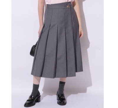 Rirandture（リランドチュール）　ラッププリーツミディスカート