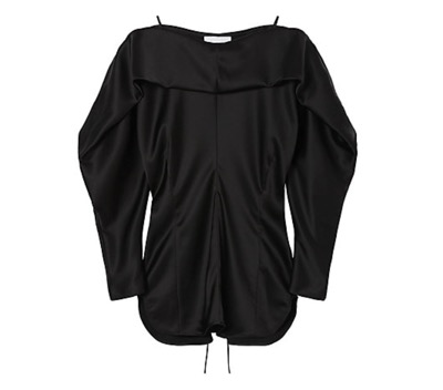 Mame Kurogouchi（マメ クロゴウチ）　Embossed Leather Motif Triacetate Top