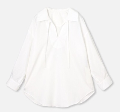 allureville（アルアバイル）　スーピマコットンスキッパーシャツ