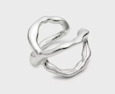 NOJESS（ノジェス）　シルバーチャームイヤーカフ