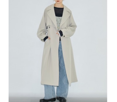 PUBLIC TOKYO（パブリックトウキョウ）　シックオーバーラップコート