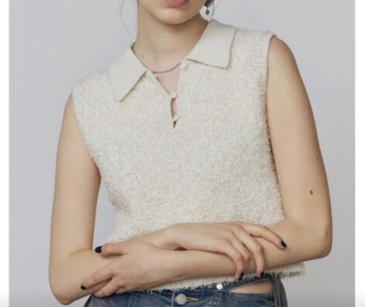 EMODA（エモダ）　フリンジヤーンタンクトップ