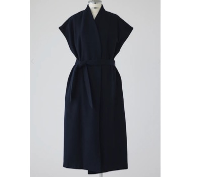 RIM.ARK（リムアーク）　Dolman wool long vest