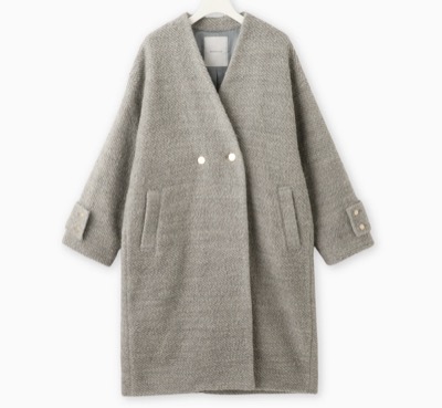 BEATRICE（ベアトリス）　Vネックロングコート