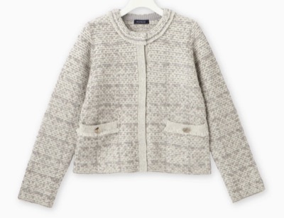 BEATRICE（ベアトリス）　5Gツィードニットジャケット