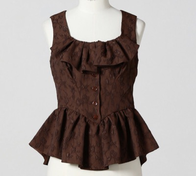 FETICO（フェティコ）　Floral jacquard ビスチェ