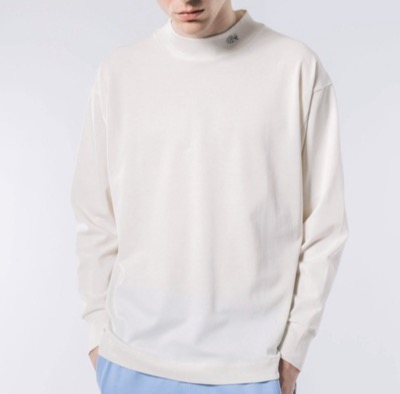 LACOSTE(ラコステ) 鹿の子地モックネックTシャツ