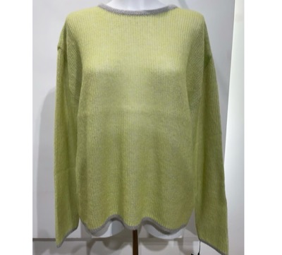 ATELIER SIX（アトリエシックス）　配色クルーネックプルオーバー