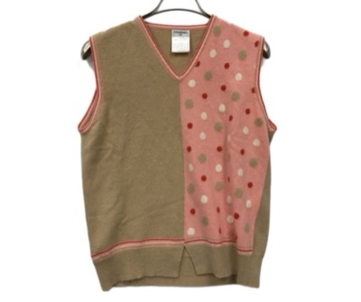 CHANEL (シャネル) カシミヤニットベスト