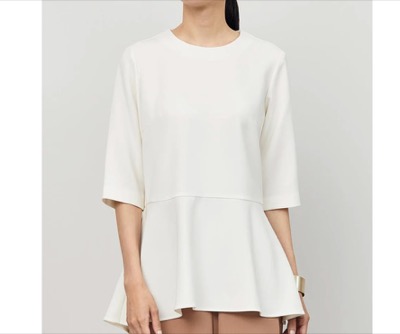 SOÉJU(ソージュ) ペプラムチュニックブラウス