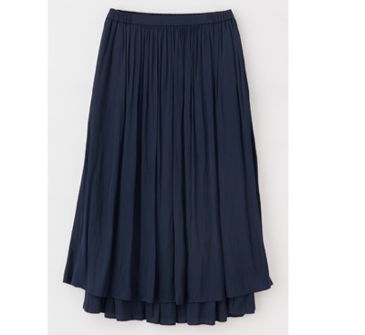 LOUNIE(ルーニィ) 割繊ギャザーティアードスカート