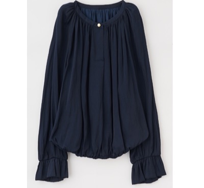 LOUNIE(ルーニィ) 割繊ギャザーバルーンブラウス