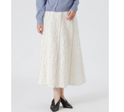 LOVELESS(ラブレス) カットジャカードフレアスカート