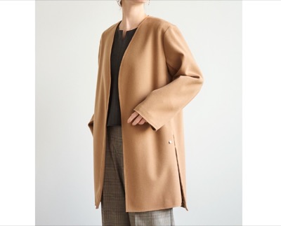 LOUNIE(ルーニィ) ニードルパンチコーディガン