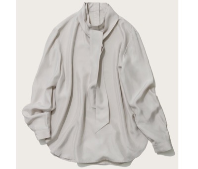 SOÉJU(ソージュ) シルクボウタイブラウス