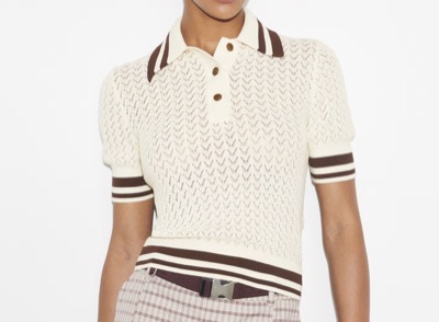 Tory Burch（トリーバーチ）　コットンポインテールポロシャツ