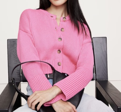 GAP(ギャップ) コットン クロップド カーディガン