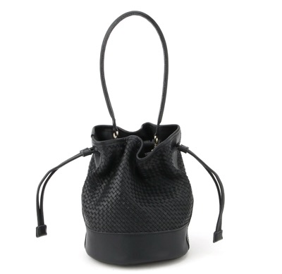 perche(ペルケ) レザーメッシュ2wayバゲットバッグ