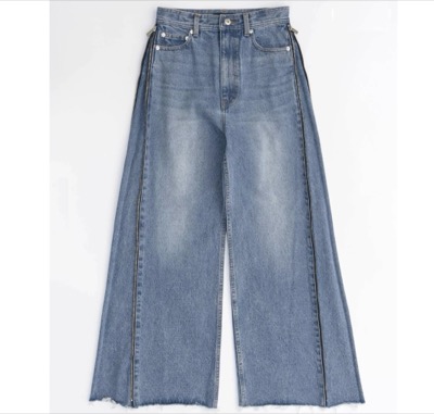 MAISON SPECIAL(メゾンスペシャル) Side Long Zip Denim