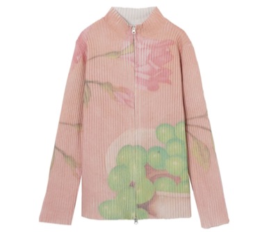 sahara(サハラ) Art Print Rib Knit