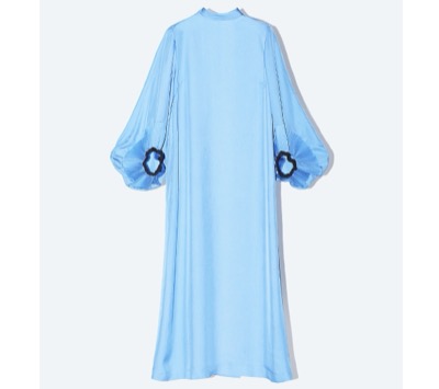 TOGA（トーガ）　Acetate twill pleats dress