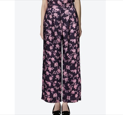 leur logette（ルール ロジェット）　6rooms flower cupra print pants