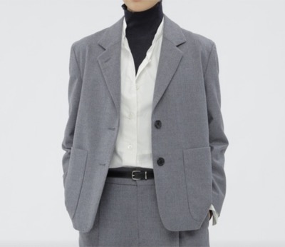 MARGARET HOWELL（マーガレットハウエル）　FLANNEL WOOL JACKET