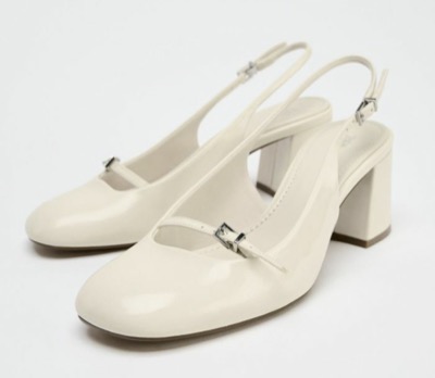 ZARA（ザラ）　バックル付きミュール