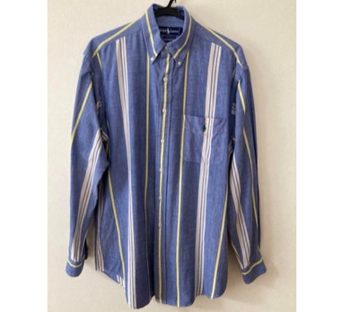 Ralph Lauren(ラルフ ローレン) モーリシャス製長袖ボタンダウンシャツ