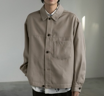 RAGEBLUE（レイジブルー）　ステッチオーバーサイズショートジャケット