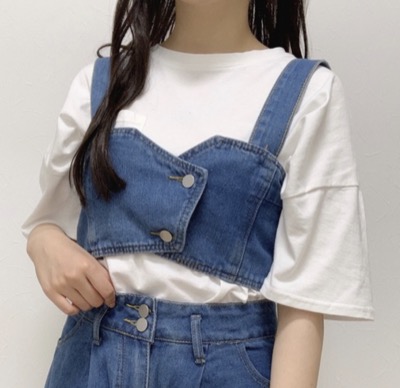 Cham.(チャム) デニムビスチェ