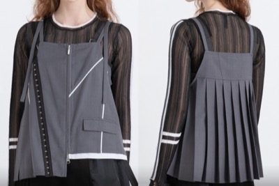 AULA AILA(アウラアイラ) バックプリーツキャミソールトップス