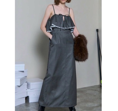 MAISON SPECIAL(メゾンスペシャル) Frilled Camisole Dress