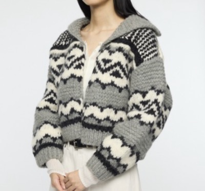 MOUSSY（マウジー）　COWICHAN KNIT カーディガン