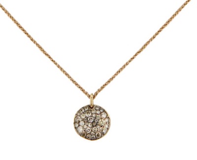 Pomellato（ポメラート）　Sabbia pendant in pink gold and diamonds