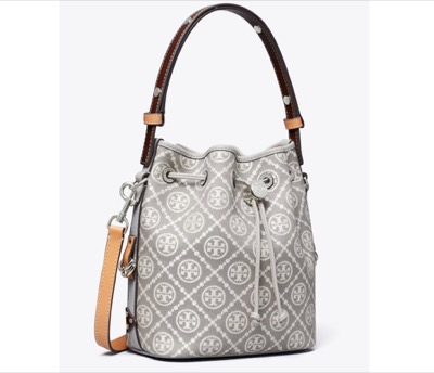 TORY BURCH（トリー バーチ）　Tモノグラム ユーティリティ バケットバッグ