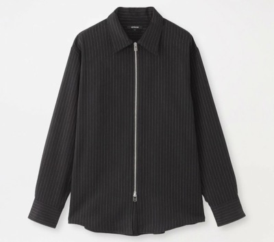 LOVELESS(ラブレス) ピンストライプジップシャツ