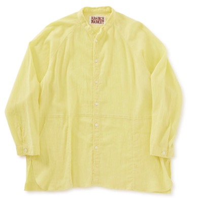 HOLLYWOOD RANCH MARKET（ハリウッドランチマーケット）　インディアクレープ シャツコート